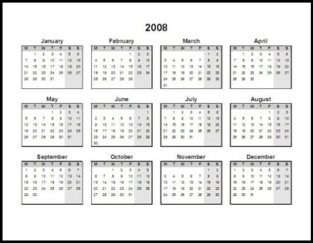 2011 calendar printable one page. 2011 Single Page (Annual)