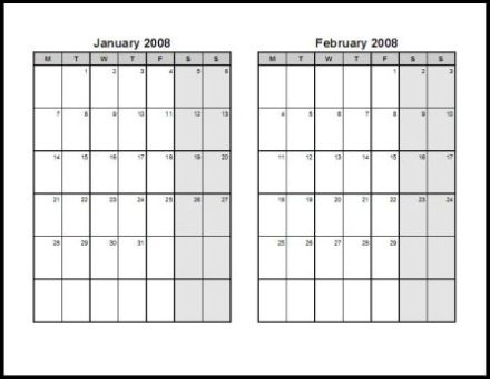 Print Calendar Month on Print 2008 Calendar   Six Pages  Bi Monthly    Ask The Econsultant