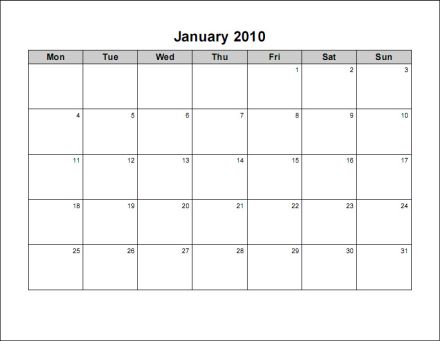 free printable blank calendars 2011. Printable free blank calendar