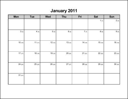 Calendars 2011 Printable on Print 2011 Calendar   Twelve Pages  Monthly    Ask The Econsultant