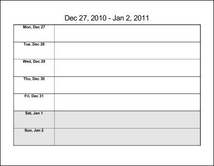 2011 Calendar Print on Print 2011 Calendar   Fifty Two Pages  Weekly    Ask The Econsultant