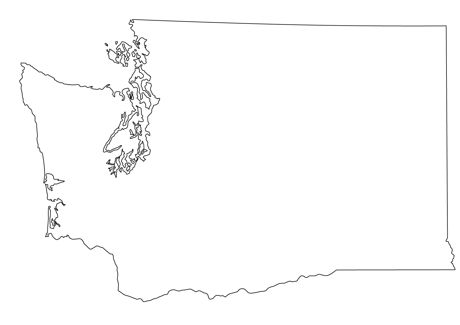 Graphics : US States Outline Maps : Ask the eConsultant